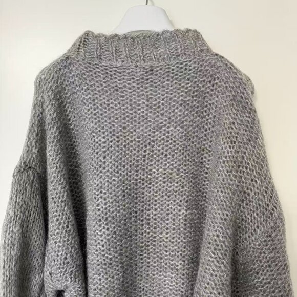 Loewe Anagram open-knit mohair-blend sweater - Picture 12 of 13
